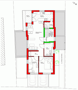 Grundriss 3-Zimmer-Wohnung in Bahlingen von ImXpert